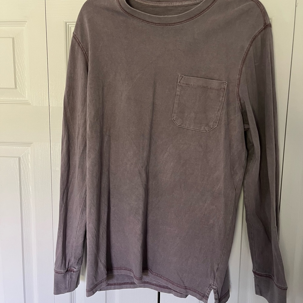 Goodfellow & Co Men's Long Sleeve Tee - Taupe